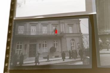 sieben alte Negative - Odeonsplatz München usw. 30-40er Jahre